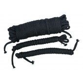 Чёрные хлопковые верёвки для бондажа - Orion - купить с доставкой в Магнитогорске