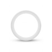 Белое люминесцентное эрекционное кольцо Silicone Glo Cock Ring - Blush Novelties - в Магнитогорске купить с доставкой