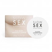 Массажная свеча для всего тела Slow Sex - 50 гр. - Bijoux Indiscrets - купить с доставкой в Магнитогорске