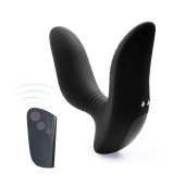 Черный вибромассажер простаты 3,5’’ Remote Control Curve P-spot Massager - 12 см. - Erokay - в Магнитогорске купить с доставкой