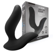 Черный вибромассажер простаты 3,5’’ Curve P-spot Massager - 12 см. - Erokay - в Магнитогорске купить с доставкой