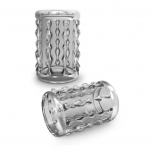 Прозрачная насадка с бороздками STAY HARD COCK SLEEVE 04 CLEAR - Blush Novelties - в Магнитогорске купить с доставкой