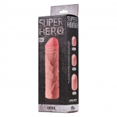 Фаллоудлинитель SUPER HERO Dewil - 17,5 см. - Lola Games - в Магнитогорске купить с доставкой