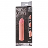 Фаллоудлинитель SUPER HERO Tempter - 16 см. - Lola Games - в Магнитогорске купить с доставкой