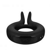 Черное эрекционное кольцо Marry Me Rechargeable Vibrating Cockring - Adrien Lastic - в Магнитогорске купить с доставкой