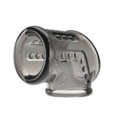 Дымчатая насадка на пенис и мошонку - Baile - в Магнитогорске купить с доставкой