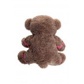 Бондажный набор: бурый мишка с розовыми оковами и наручниками - Pecado - купить с доставкой в Магнитогорске