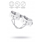 Белые узкие наручники-браслеты со скруглёнными углами - Pecado - купить с доставкой в Магнитогорске