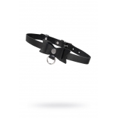 Черный чокер-ошейник с бабочкой и колечком - Pecado - купить с доставкой в Магнитогорске