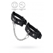 Черные мини-оковы со скруглёнными углами - Pecado - купить с доставкой в Магнитогорске