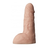 Телесный фаллоудлинитель с мошонкой Cock Next - 19 см. - LOVETOY (А-Полимер) - в Магнитогорске купить с доставкой