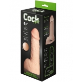 Телесный фаллоудлинитель с мошонкой Cock Next - 17 см. - LOVETOY (А-Полимер) - в Магнитогорске купить с доставкой