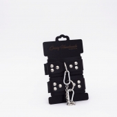 Черные кожаные наручники с регулируемыми ремешками - Crazy Handmade - купить с доставкой в Магнитогорске