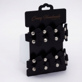 Черные кожаные наручники из звеньев - Crazy Handmade - купить с доставкой в Магнитогорске