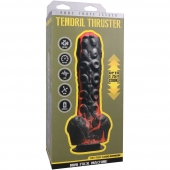 Черно-красная мини-машина на присоске Tendril Thruster - 21,6 см. - Doc Johnson - купить с доставкой в Магнитогорске