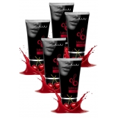 Набор из 5 съедобных лубрикантов JUJU со вкусом вишни - JuJu - купить с доставкой в Магнитогорске