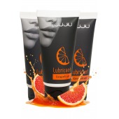 Набор из 3 съедобных лубрикантов JUJU со вкусом грейпфрута - JuJu - купить с доставкой в Магнитогорске
