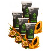 Набор из 5 съедобных лубрикантов JUJU со вкусом тропических фруктов - JuJu - купить с доставкой в Магнитогорске