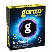 Супертонкие презервативы Ganzo Invisible - 3 шт. - Ganzo - купить с доставкой в Магнитогорске