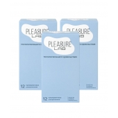 Набор из 3 упаковок ультратонких презервативов Pleasure Lab (по 12 шт.) - Pleasure Lab - купить с доставкой в Магнитогорске