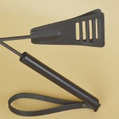 Черный кожаный стек «Сириус» - 60 см. - Sitabella - купить с доставкой в Магнитогорске