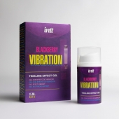 Стимулирующий гель с эффектом вибрации Blackberry Vibration - 15 мл. - INTT - купить с доставкой в Магнитогорске