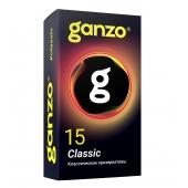 Классические презервативы с обильной смазкой Ganzo Classic - 15 шт. - Ganzo - купить с доставкой в Магнитогорске