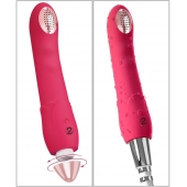 Малиновая насадка на душ с вибрацией Showers to orgasm - 20,1 см. - Orion - купить с доставкой в Магнитогорске