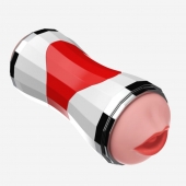 Двусторонний мастурбатор в колбе Power Grip Cup - вагина и ротик - Boys of Toys - в Магнитогорске купить с доставкой