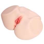 Мастурбатор-полуторс с двойным слоем материала и вибрацией Jenny Onahole Real Vagina - KOKOS - в Магнитогорске купить с доставкой