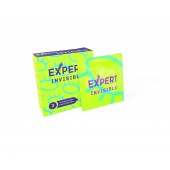 Ультратонкие презервативы Expert Invisible - 3 шт. - Expert - купить с доставкой в Магнитогорске