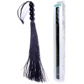 Черная силиконовая плеть - 37 см. - Boys of Toys - купить с доставкой в Магнитогорске