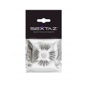 Эластичное эрекционное кольцо с черными «ресничками» - Sextaz - в Магнитогорске купить с доставкой