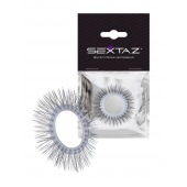 Круглое эрекционное кольцо с «ресничками» - Sextaz - в Магнитогорске купить с доставкой