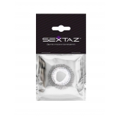 Эластичное эрекционное кольцо с длинными черными «ресничками» - Sextaz - в Магнитогорске купить с доставкой