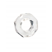 Прозрачное эрекционное кольцо в форме гайки - Sex Expert - в Магнитогорске купить с доставкой