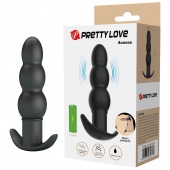 Черный анальный вибростимулятор Aeaeas - 11 см. - Baile