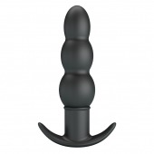 Черный анальный вибростимулятор Aeaeas - 11 см. - Baile