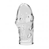 Прозрачная насадка на пенис Booker - 8 см. - Baile - в Магнитогорске купить с доставкой