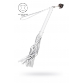 Белая кожаная плеть - 50 см. - Pecado - купить с доставкой в Магнитогорске