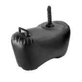 Черное надувное кресло с платформой для фиксации дилдо Body Dock Inflatable Love Seat - Pipedream - купить с доставкой в Магнитогорске