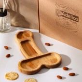 Деревянное блюдо для подачи в форме члена (25 х 16,5 х 1,7 см) - Сима-Ленд - купить с доставкой в Магнитогорске