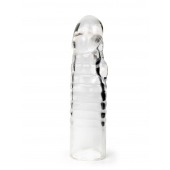 Прозрачная закрытая насадка на член - 15 см. - Sex Expert - в Магнитогорске купить с доставкой