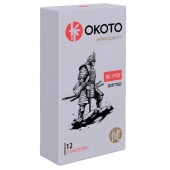 Точечные презервативы OKOTO Dotted - 12 шт. - Sitabella - купить с доставкой в Магнитогорске