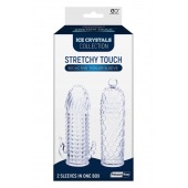 Набор из 2 прозрачных насадок на член Seductive Tickler Sleeves Set - NMC - в Магнитогорске купить с доставкой