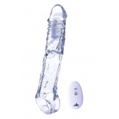 Прозрачная насадка-удлинитель Length Enhancer With Bullet с подхватом - 22,3 см. - NMC - в Магнитогорске купить с доставкой