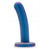 Синяя насадка с гладкой поверхностью Surrender 5.75 Inch Intermediate Pegging Dildo - 14,6 см. - Blush Novelties - купить с доставкой в Магнитогорске
