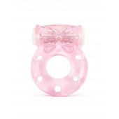 Розовое эрекционное виброкольцо с бабочкой - 1137 - в Магнитогорске купить с доставкой