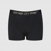 Черные трусики-боксеры для фиксации насадок Strap-on-me Harness Lingerie Allure - size XL - Strap-on-me - купить с доставкой в Магнитогорске