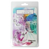 Набор из 3 эрекционных прозрачных колец - Boys of Toys - в Магнитогорске купить с доставкой